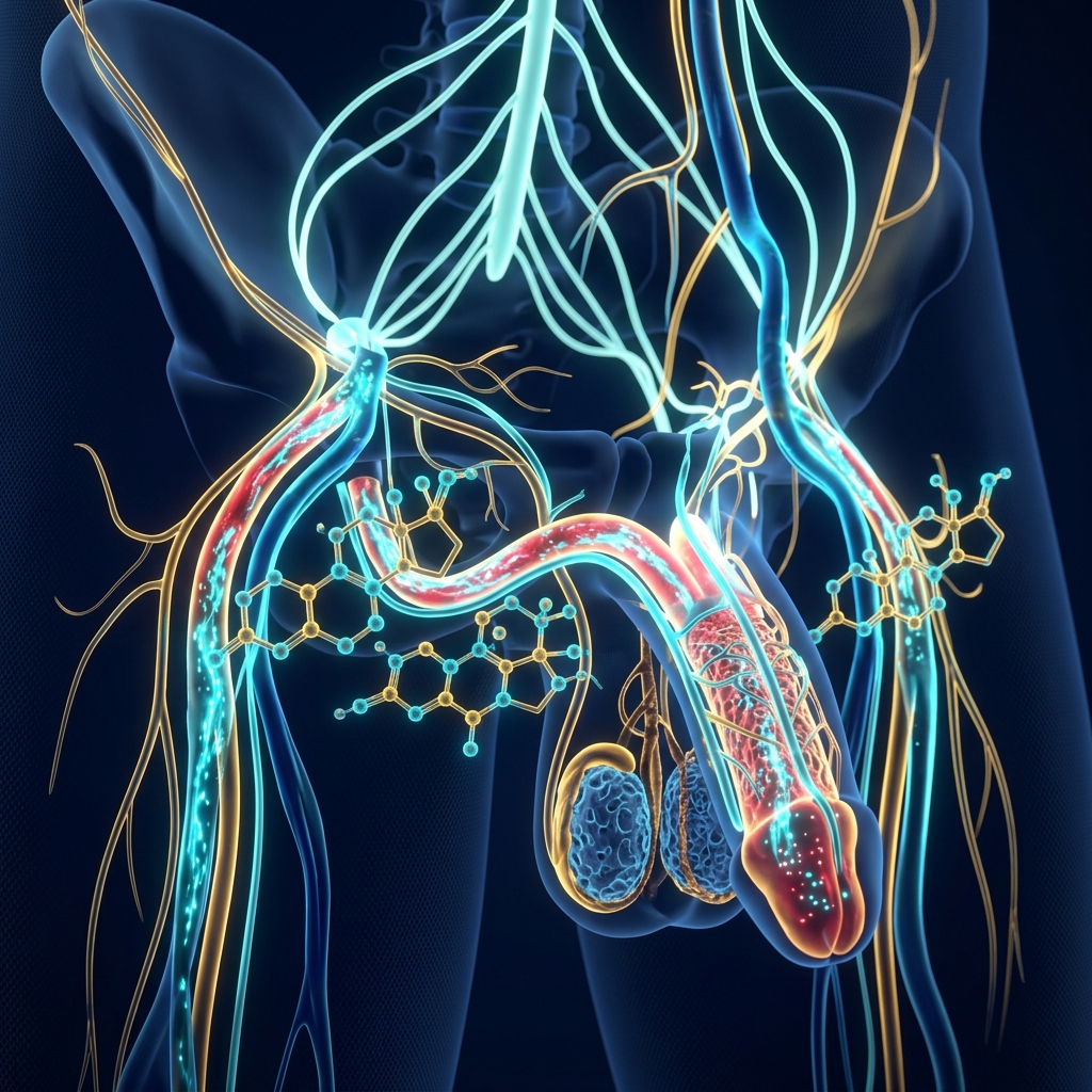 Testosterone and Erectile Dysfunction infographic
