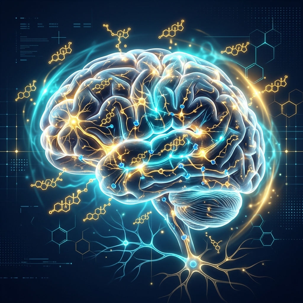 TRT and Brain Fog infographic