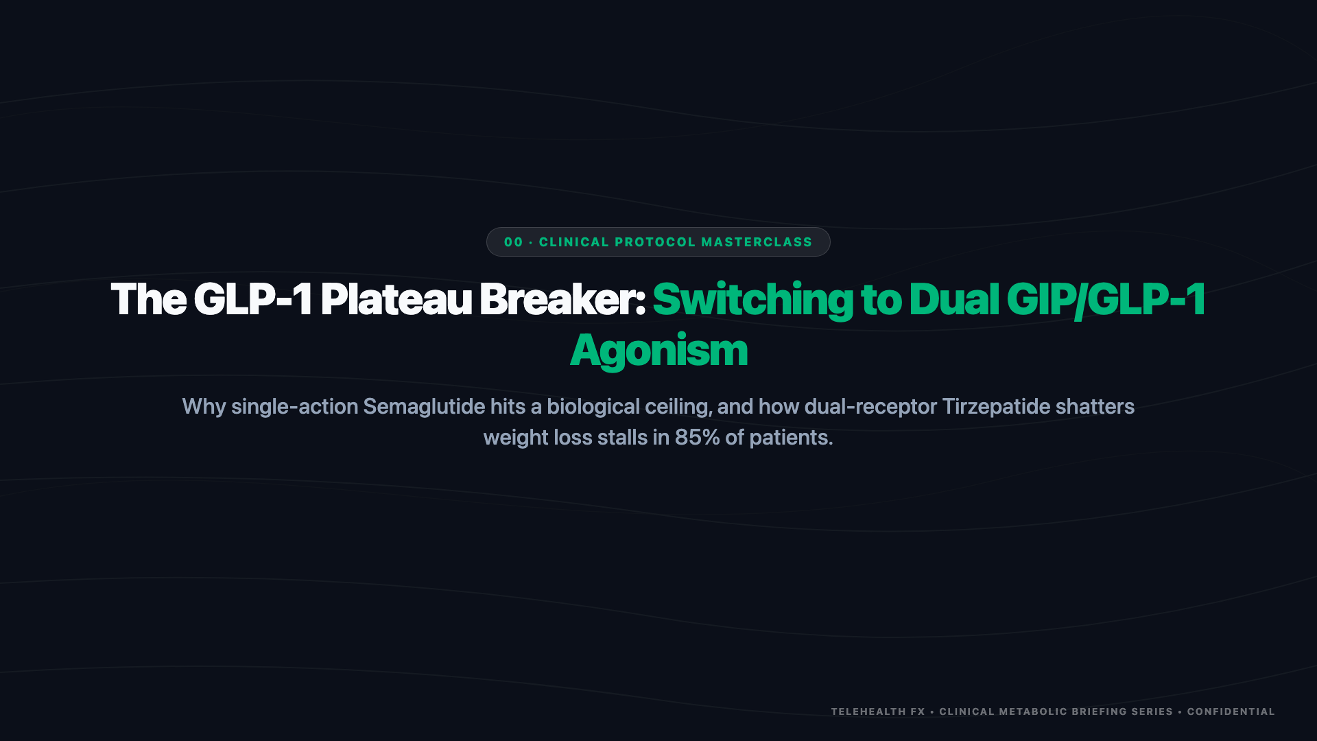 The GLP-1 Plateau Breaker: Switching to Dual GIP/GLP-1 Tirzepatide